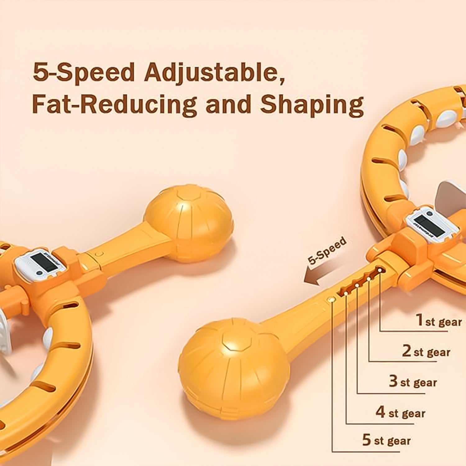 Smart Fitness Hula Hoops with Spinning Ball and Intelligent Counter (1 Pc / Loose) Smart Fitness Hula Hoops with Spinning Ball and Intelligent Counter (1 Pc / Loose)